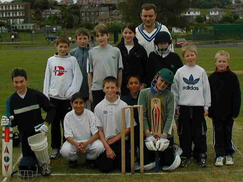 Under 12s on practice night - Andy is asleep!!!