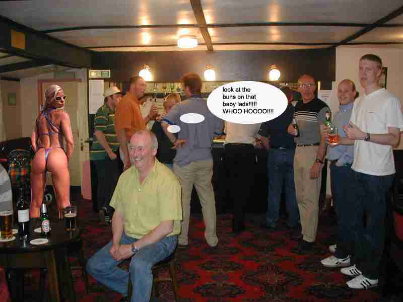 Who is that barely clad young lady??