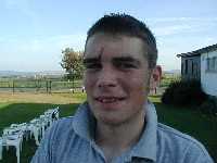 Jimmy Hamby after colliding with sight screen