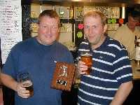 Kev & Carl with League award